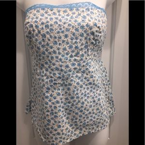 Blue tube top, Charlotte Russe, size medium
